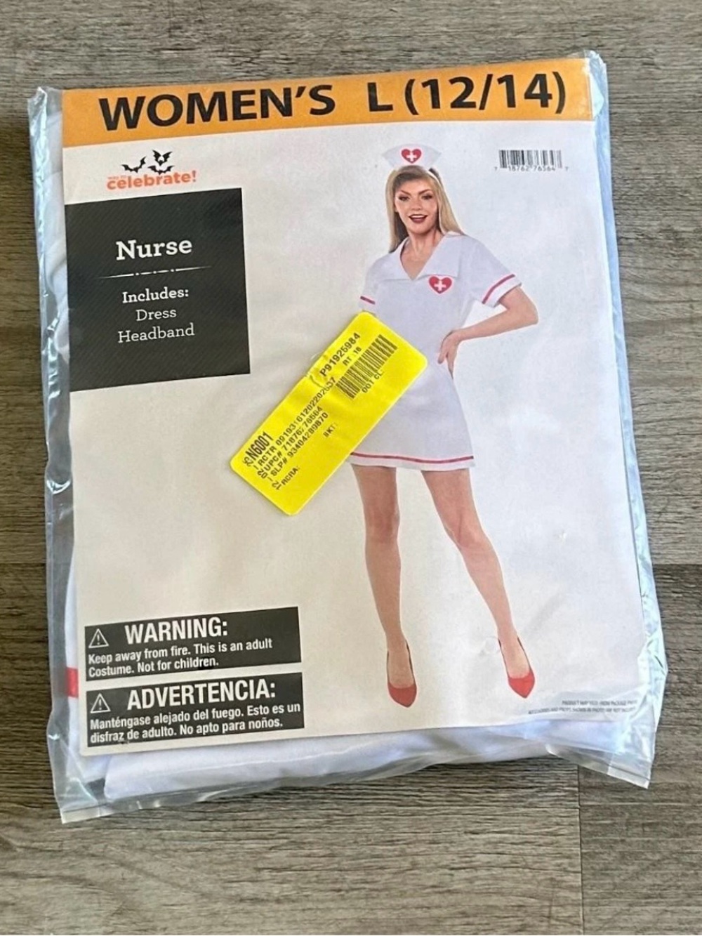 Women’s Nurse Costume Size Large